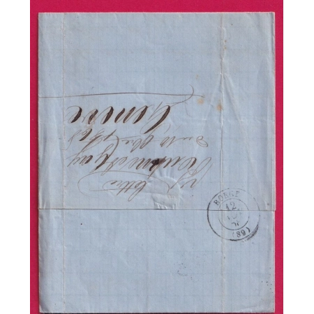 SUISSE N° 36 PAIRE GENEVE A TARIF FRONTALIER ENTREE SUISSE BONNEVILLE POUR BOEGE HAUTE SAVOIE FRANCE COVER