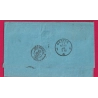 SUISSE N° 37 GENEVE A TARIF FRONTALIER ENTREE SUISSE BONNEVILLE POUR BOEGE HAUTE SAVOIE 1868 FRANCE COVER
