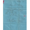 SUISSE N° 37 GENEVE A TARIF FRONTALIER ENTREE SUISSE BONNEVILLE POUR BOEGE HAUTE SAVOIE 1868 FRANCE COVER