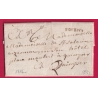 MARQUE PONTIVY MORBIHAN 1786 POUR QUIMPER FINISTERE LETTRE COVER