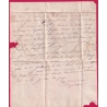 MARQUE 34 FOUGERES EN ROUGE ILLE ET VILAINE 1830.+ DECIME RURAL POUR BREST RARE NON SIGNALE PAR POTHION LETTRE