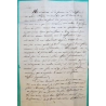 CAD TYPE 15 AMBERT PUY DE DOME POUR ORAN ALGERIE 1845 LETTRE COVER FRANCE