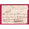 DEBOURSE MANUSCRIT DE MORTAIN MANCHE AMELIORATION DE DATE 1753 DEPART LE HAVRE SEINE INFERIEURE LETTRE COVER