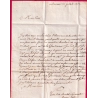 DEBOURSE MANUSCRIT DE MORTAIN MANCHE AMELIORATION DE DATE 1753 DEPART LE HAVRE SEINE INFERIEURE LETTRE COVER