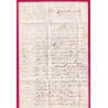 CURSIVE 54 BAUD MORBIHAN CAD TYPE 14 PONTIVY POUR LANION COTES DU NORD 1843 INDICE 10 LETTRE COVER