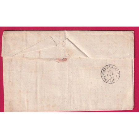 N°14 PC 2242 NEUFCHATEAU VOSGES OR A IDENTIFIER POUR CHAUMONT HAUTE MARNE LETTRE COVER