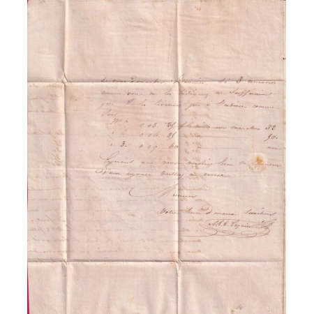 N°14 PC 2242 NEUFCHATEAU VOSGES OR A IDENTIFIER POUR CHAUMONT HAUTE MARNE LETTRE COVER