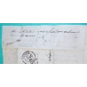CAD TYPE 15 AMBERT PUY DE DOME POUR ORAN ALGERIE 1845 LETTRE COVER FRANCE