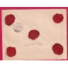 N°80 X2 NEVERS NIEVRE 1889 POUR PARIS LETTRE CHARGE COVER