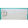CAD TYPE 15B LE CHESNE ARDENNES POUR VOUZIERS TAXE 25 1854 LETTRE COVER FRANCE