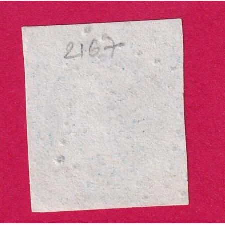 N°14 BLEU FONCE PC 2167 MORNANT RHONE COTE OBLITERATION 40€ TIMBRE BRIEFMARKEN STAMP FRANCE