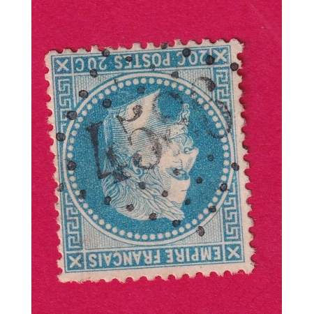 N°29 GC 4586 SAINT DENIS DE GATINES MAYENNE COTE OBLITERATION 60€ SUR BLEU TIMBRE BRIEFMARKEN STAMP FRANCE