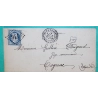 N°60C GC 941 CHATEAUNEUF SUR CHARENTE BOITE URBAINE A MAIRIE POUR COGNAC 1876 LETTRE COVER FRANCE