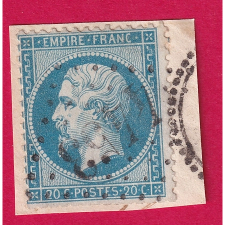 N°22 GC 4453 COLLIGIS AISNE COTE OBLITERATION 40€ SUR BLEU TIMBRE BRIEFMARKEN STAMP FRANCE