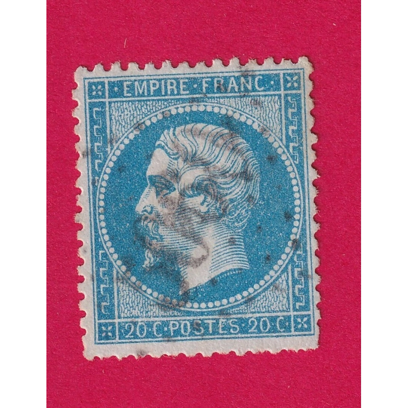 N°22 GC 5060 SAIDA ALGERIE COTE OBLITERATION 30€ SUR BLEU TIMBRE BRIEFMARKEN STAMP FRANCE