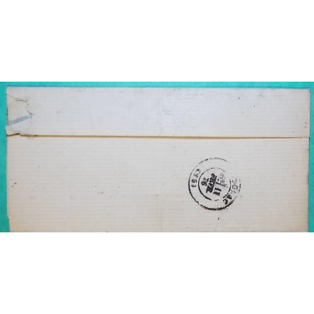 N°60C GC 941 CHATEAUNEUF SUR CHARENTE BOITE URBAINE A MAIRIE POUR COGNAC 1876 LETTRE COVER FRANCE