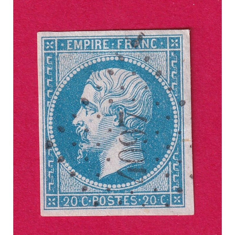N°14 PC 4097 RUPT VOSGES COTE OBLITERATION 130€ SUR BLEU TIMBRE BRIEFMARKEN STAMP FRANCE
