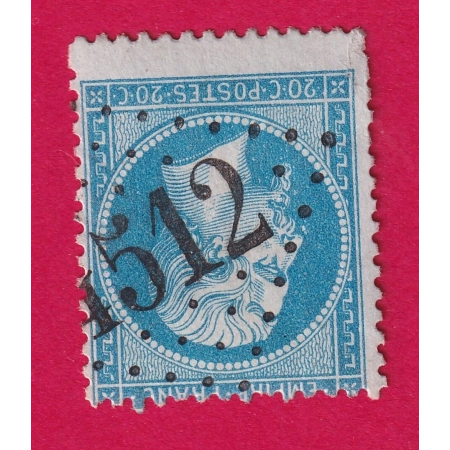 N°22 GC 4512 LA SALLE LES ALPES HAUTES ALPES COTE OBLITERATION 150€ SUR BLEU TIMBRE BRIEFMARKEN STAMP FRANCE
