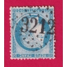 N°60 GC 3212 ROSNAY L'HOPITAL AUBE COTE OBLITERATION 60€ SUR BLEU TIMBRE BRIEFMARKEN STAMP FRANCE