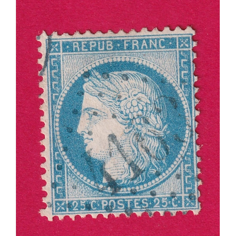 N°60 GC EN BLEU 4163 RANG DU FLIERS PAS DE CALAIS RARE TIMBRE BRIEFMARKEN STAMP FRANCE