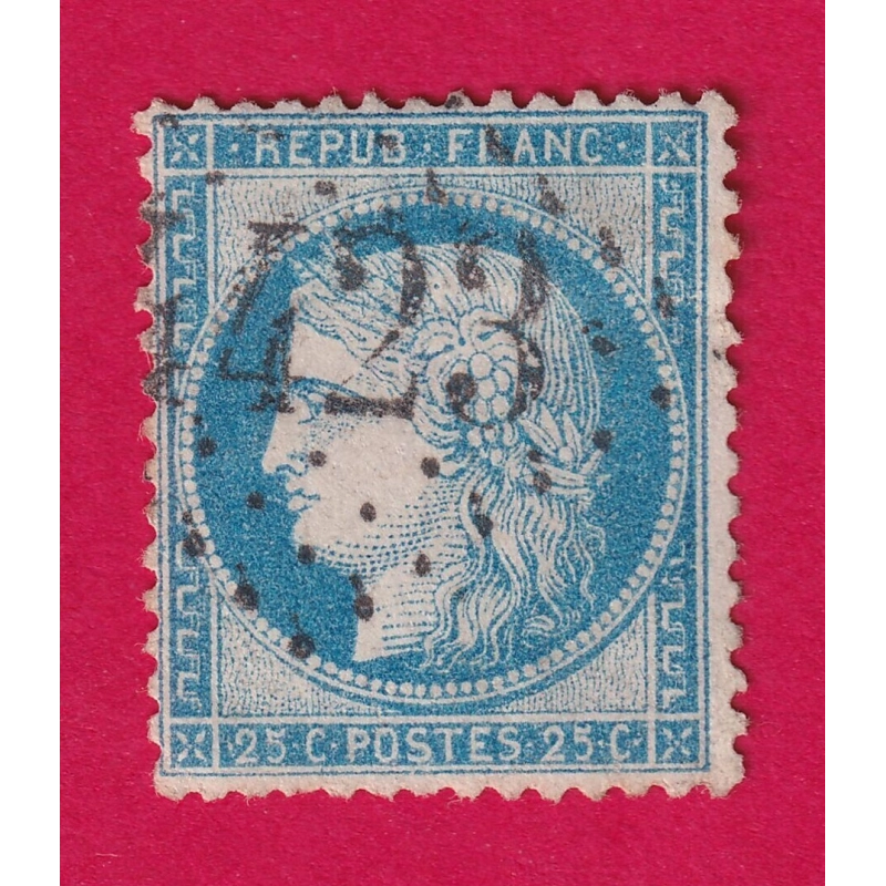 N°60 GC 4423 CHENOISE SEINE ET MARNE COTE OBLITERATION 90€ SUR BLEU TIMBRE BRIEFMARKEN STAMP FRANCE