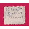 N°60 GC 4714 DIXMONT YONNE COTE OBLITERATION 90€ SUR BLEU TIMBRE BRIEFMARKEN STAMP FRANCE