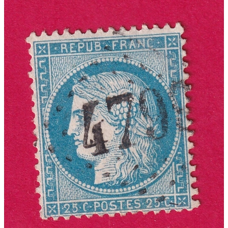 N°60 GC 4799 SAINT VINCENT DE REINS RHONE COTE OBLITERATION 180€ SUR BLEU TIMBRE BRIEFMARKEN STAMP FRANCE