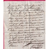 MARQUE MANUSCRIT SALON DE PROVENCE BOUCHES DU RHONE LENAIN N°1 INDICE 14 POUR MARSEILLE LETTRE COVER