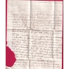 MARQUE LANDERNEAU FINISTERE LENAIN N°2B 1743 POUR QUIMPER QUIMPERLE PUIS NANTES INDICE 10 LETTRE COVER FRANCE