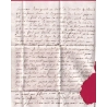 MARQUE LANDERNEAU FINISTERE LENAIN N°2B 1743 POUR QUIMPER QUIMPERLE PUIS NANTES INDICE 10 LETTRE COVER FRANCE