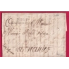 MARQUE P28P LANDERNEAU FINISTERE 1818 POUR NANTES INDICE 12 LETTRE COVER FRANCE