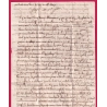 MARQUE 34 CHATEAUNEUF DE BRETAGNE ILLE ET VILAINE 1823 INDICE 13 POUR ST POL DE LEON LETTRE COVER FRANCE