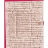 MARQUE 34 CHATEAUNEUF DE BRETAGNE ILLE ET VILAINE 1823 INDICE 13 POUR ST POL DE LEON LETTRE COVER FRANCE