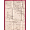 MARQUE 12 AVIGNON EN ROUGE VAUCLUSE BOUCHES DU RHONE 1792 INDICE 14 POUR MARSEILLE LETTRE COVER FRANCE