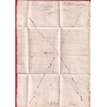 MARQUE 12 AVIGNON EN ROUGE VAUCLUSE BOUCHES DU RHONE 1792 INDICE 14 POUR MARSEILLE LETTRE COVER FRANCE
