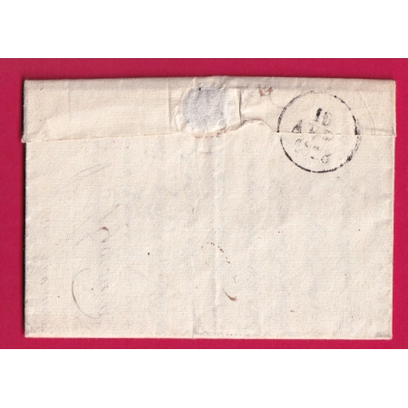 MARQUE 34 BAIN DE BRETAGNE ILLE ET VILAINE 1828 INDICE 10 LA GUIBOURGERE LOIRE INFERIEURE LETTRE COVER FRANCE