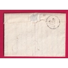 MARQUE 34 BAIN DE BRETAGNE ILLE ET VILAINE 1828 INDICE 10 LA GUIBOURGERE LOIRE INFERIEURE LETTRE COVER FRANCE