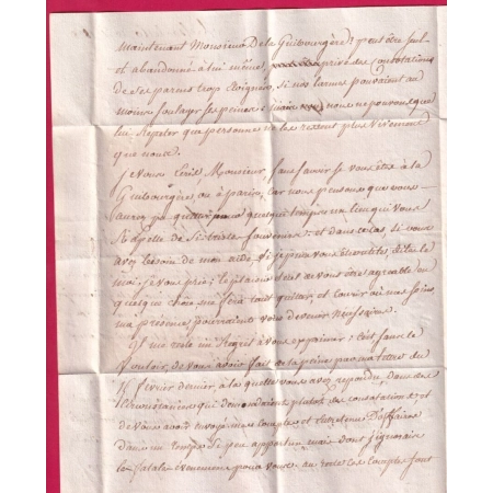 MARQUE 34 BAIN DE BRETAGNE ILLE ET VILAINE 1828 INDICE 10 LA GUIBOURGERE LOIRE INFERIEURE LETTRE COVER FRANCE