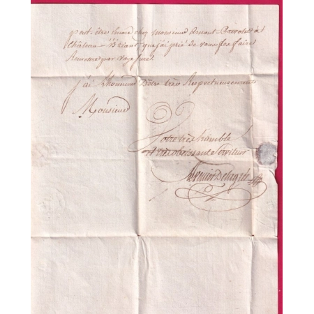 MARQUE 34 BAIN DE BRETAGNE ILLE ET VILAINE 1828 INDICE 10 LA GUIBOURGERE LOIRE INFERIEURE LETTRE COVER FRANCE