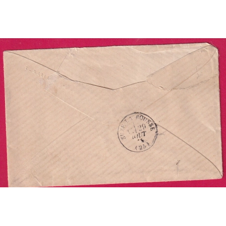 N°55 60 AMBULANT MARSEILLE A LYON 2° POUR LE BOUCHET DROME 1875 LETTRE COVER