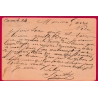 N°77 CONVOYEUR STATION CANNES ALPES MARITIMES EN BLEU BLEUTE POUR NICE CARTE PRECURSEUR LETTRE COVER