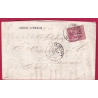 N°71 GARE DE LYON RHONE 1877 POUR BEAUVAIS OISE LETTRE COVER