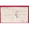 CURSIVE 72 MOISELLES SEINE ET OISE 1834 INDICE 12 POUR PARIS LETTRE COVER