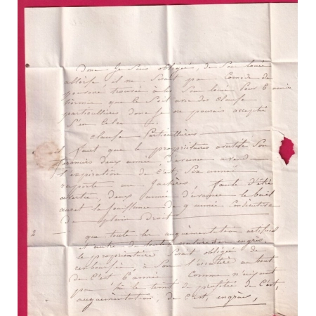 CURSIVE 72 MOISELLES SEINE ET OISE 1834 INDICE 12 POUR PARIS LETTRE COVER
