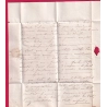 CURSIVE 72 MOISELLES SEINE ET OISE 1834 INDICE 12 POUR PARIS LETTRE COVER