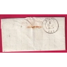 CAD TYPE 13 BOURG EN BRESSE AIN TAXE LOCALE 1 + CL NOIR 1834 POUR BOURG EN BRESSE LETTRE COVER