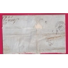 PAQUEBOT POSTES SIMOIS POUR MARSEILLE AVEC TEXTE EN ARABE PAQUEBOT DE LA MEDITERRANEE 31.01.1861 LETTRE COVER