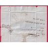 PAQUEBOT POSTES SIMOIS POUR MARSEILLE AVEC TEXTE EN ARABE PAQUEBOT DE LA MEDITERRANEE 31.01.1861 LETTRE COVER