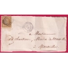 N°1 GRILLE DE MARSEILLE POUR MARSEILLE DEVANT DE LETTRE COVER
