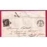 N°3 GRILLE MONTPELLIER HERAULT CURSIVE 12 ALBARON BOUCHES DU RHONE EN ARRIVE RARE LETTRE COVER